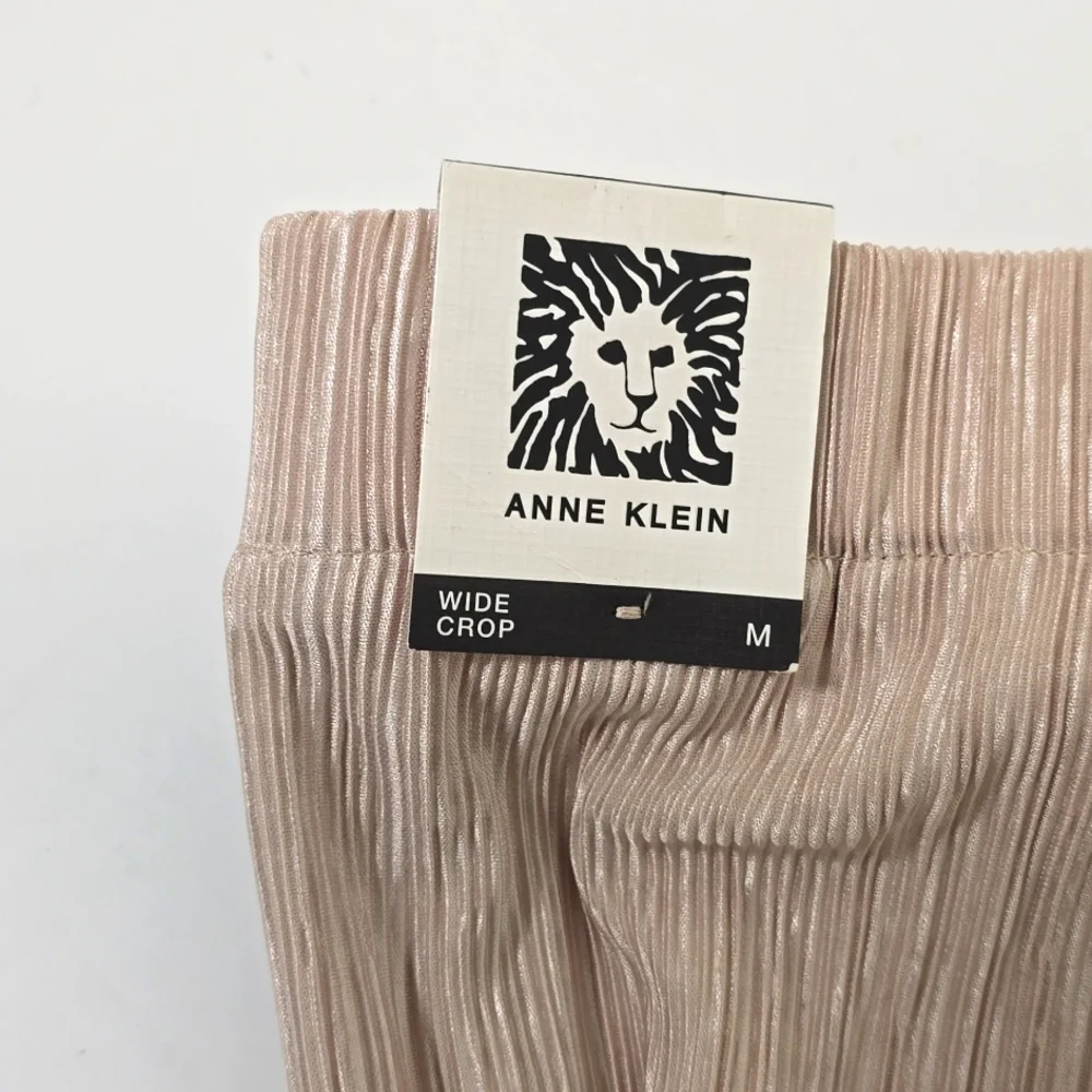 NWT‎ Anne Klein Beige Fully Lined Flowy Trousers Size M - Picture 11 of 11